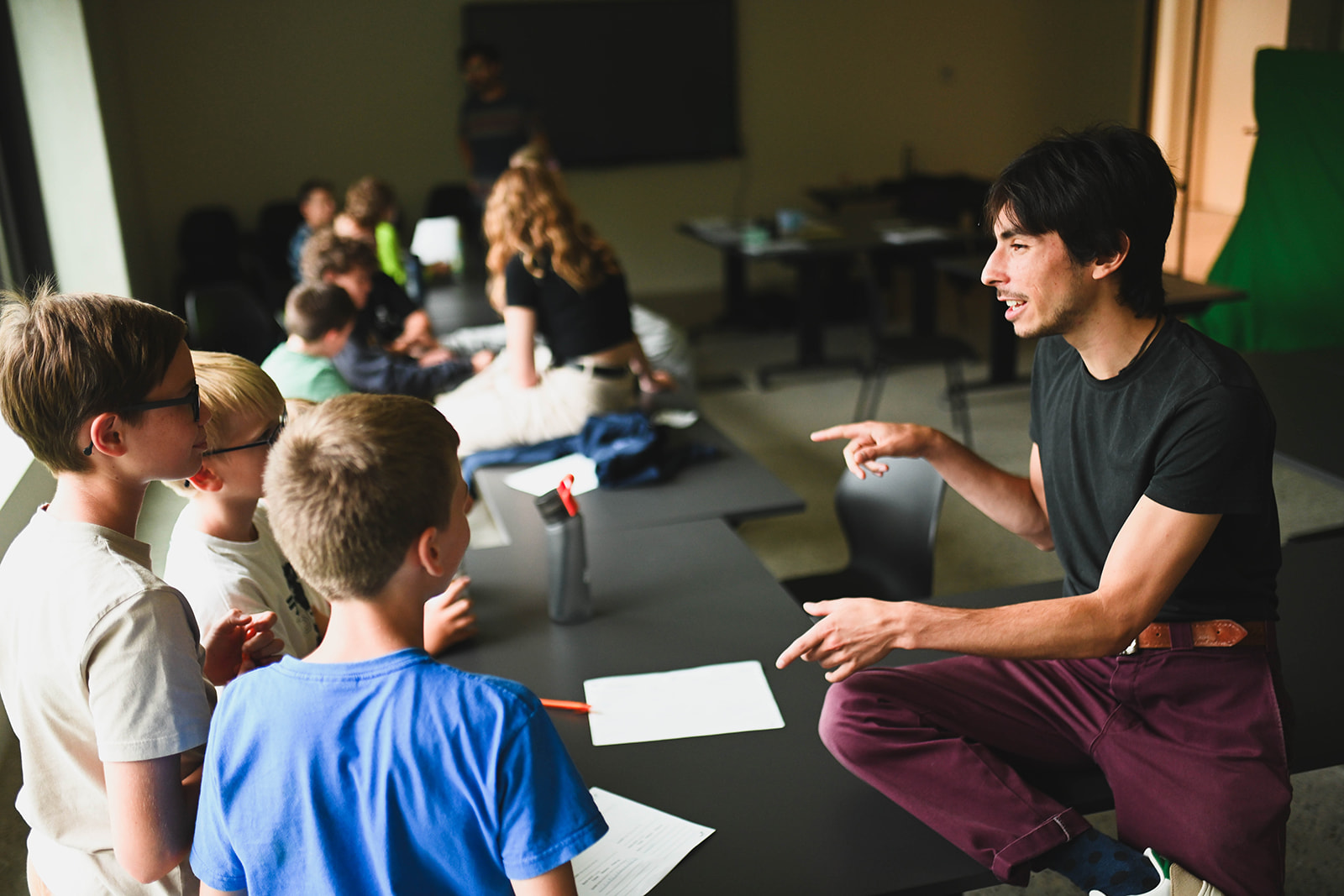 JEF workshop film aan kinderen