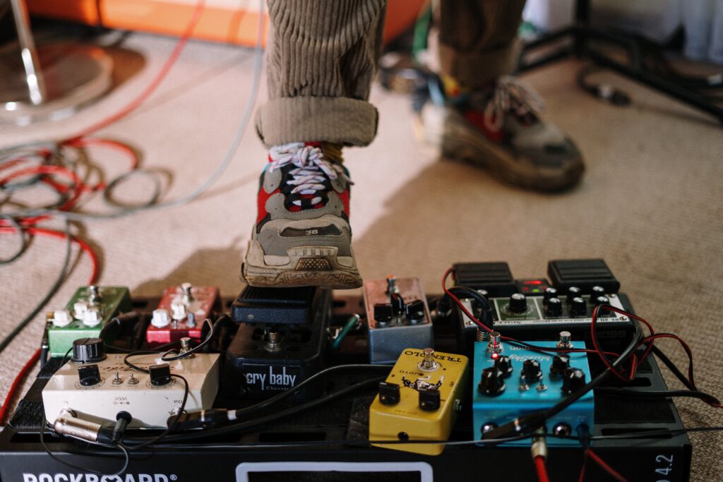 Guitar pedalboard
